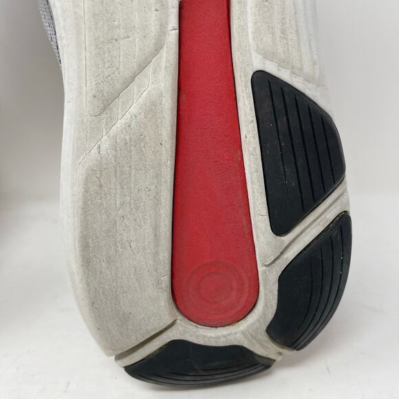 Nike Lunarglide 4 Lunarlon Grey Red Running Shoes Mens Size 13 - Picture 10 of 12